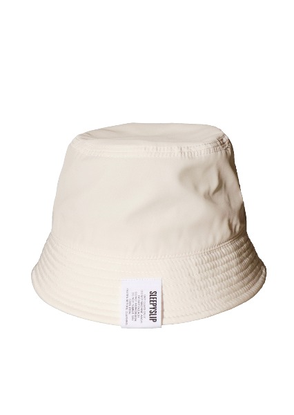 SATIN WHITE BUCKET HAT